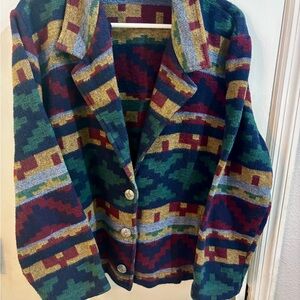 Willow Ridge vintage southwest Knit Jacket